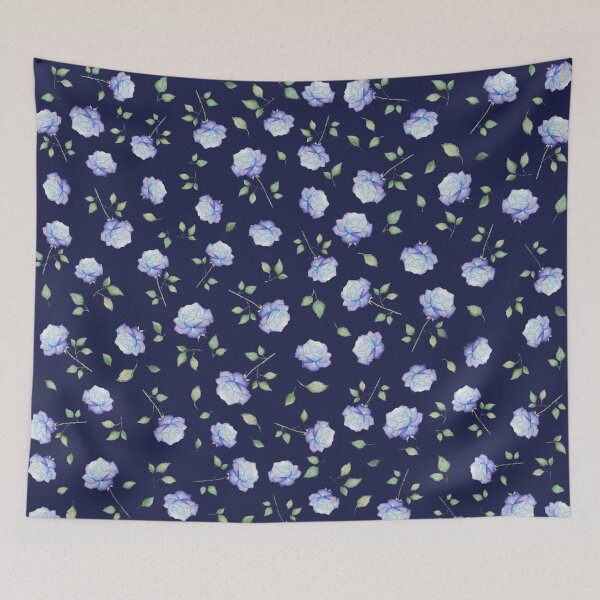 Item preview, Galaxy Rose (Dark Blue) designed and sold by ErinGArt.