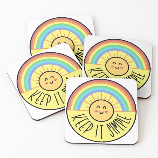 Item preview, Keep It Simple | Happy Sun & Rainbow Illustration designed and sold by CarlosAlberto.