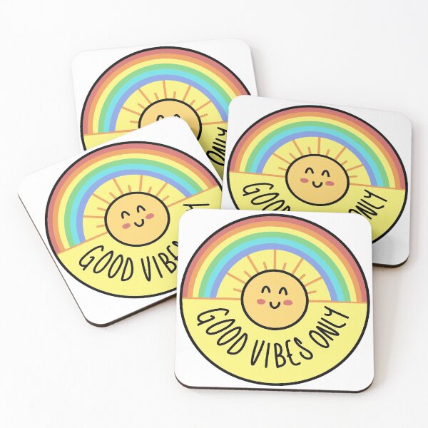 Item preview, Good Vibes Only | Happy Sun & Rainbow Illustration designed and sold by CarlosAlberto.