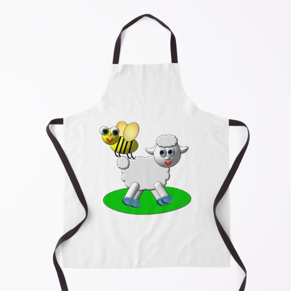 Item preview, 3-D Look Lamb with a Bee designed and sold by Artist4God.