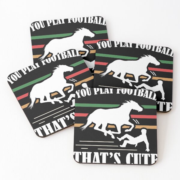 Item preview, You Play Football, Thats Cute - Cowboy Horse Gift Idea print designed and sold by Lisbob.