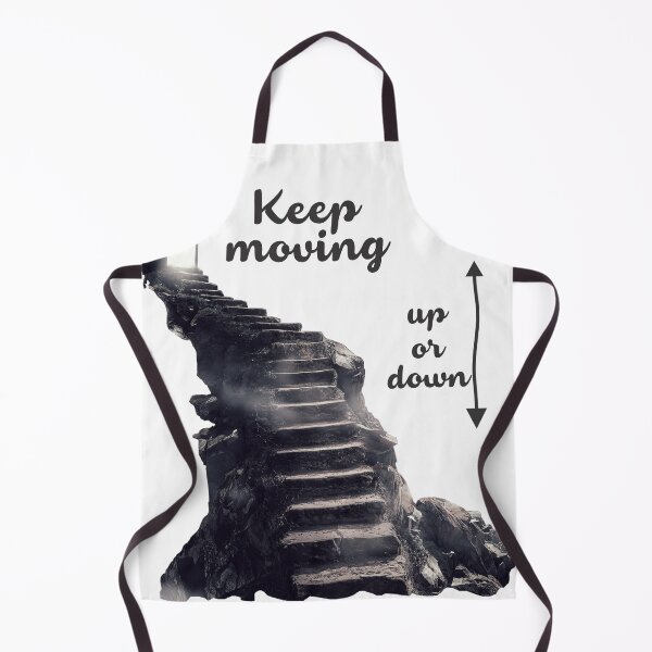 Item preview, stairs up or down- keep moving designed and sold by LynksArts.