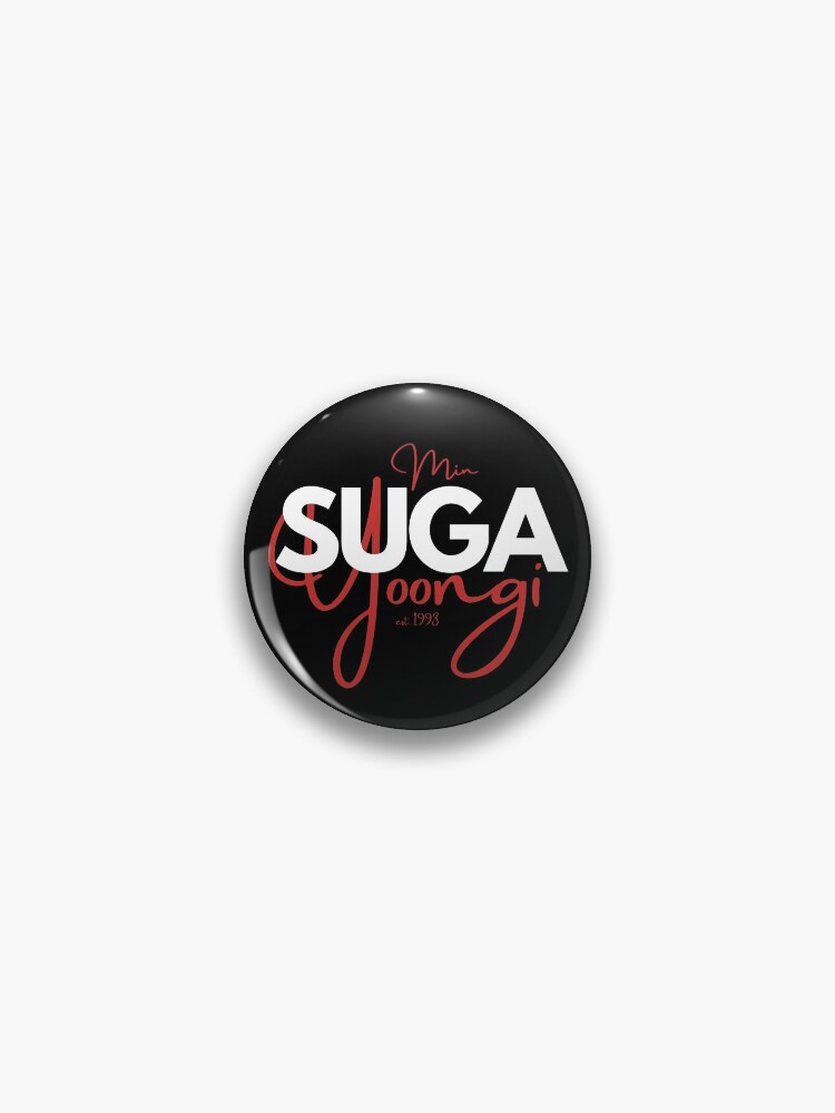 BTS SUGA Min Yoongi Bias Design White/Red