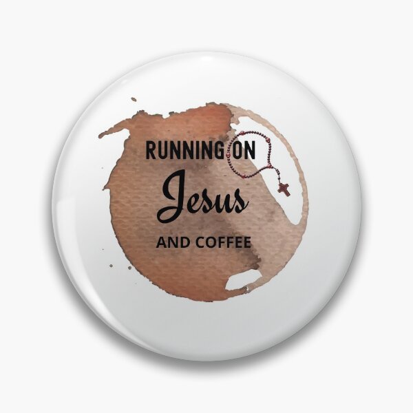 Item preview, Running on Jesus and coffee designed and sold by Yazztees.