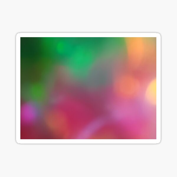 Iridescent Abstract Sticker