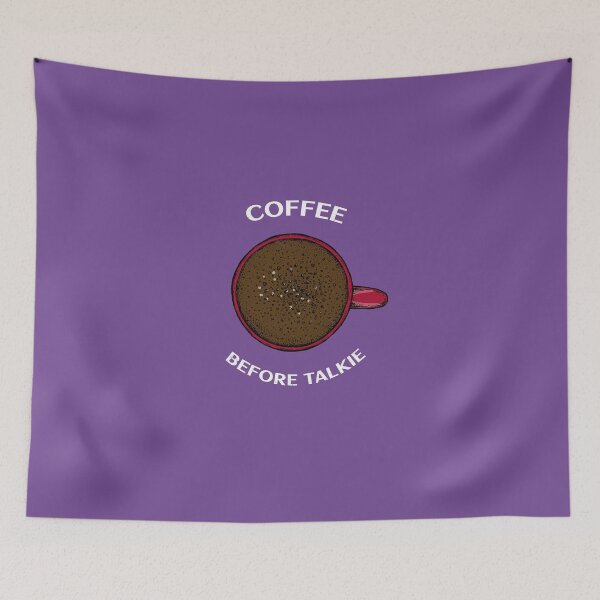 Item preview, Coffee Before Talkie designed and sold by NebulaDesigns86.