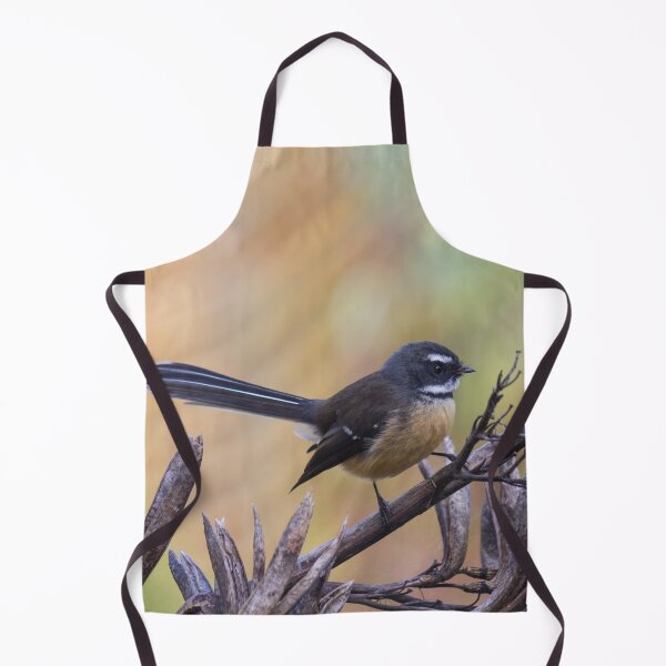 Item preview, Fantail Bird On Flax Branch designed and sold by KarenWoodArt.