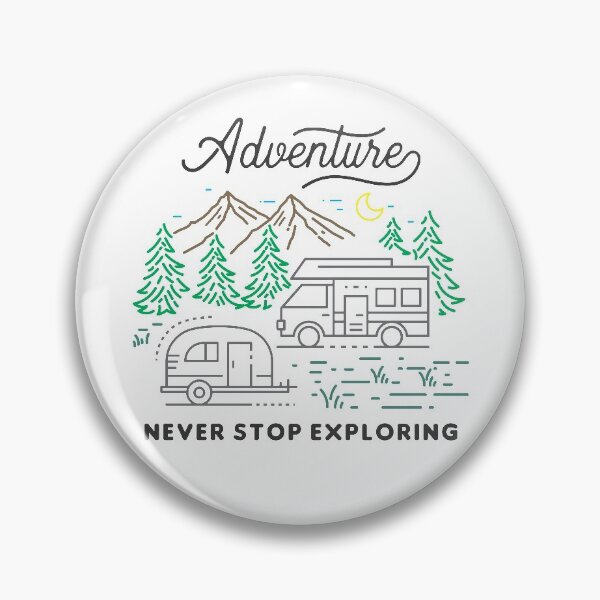 Item preview, The Great Adventure - Never Stop Exploring Outdoors designed and sold by giftsbyminuet.