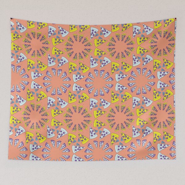 Item preview, Pizza Party Psychedelic Pattern - Part 2 designed and sold by AbrahamicDesign.