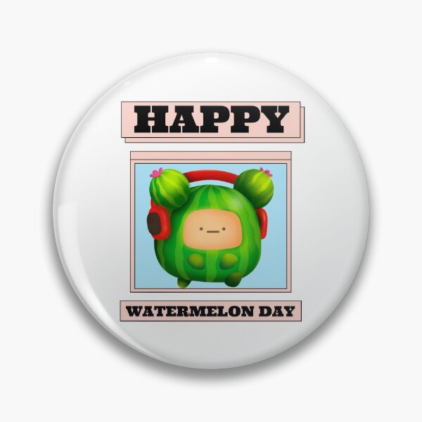 Item preview, Happy Watermelon Day designed and sold by NebulaDesigns86.