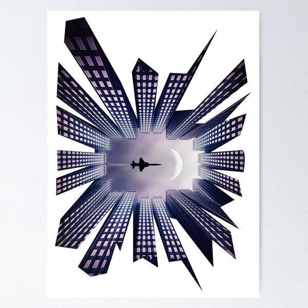 Item preview, Scatered Skies with plane designed and sold by LynksArts.