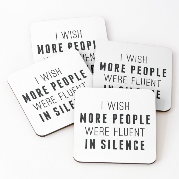 Item preview, Fluent In Silence designed and sold by LuckyFoxDesigns.