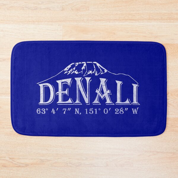 Item preview, Denali GPS coordinates hiker vacation mountains designed and sold by DerNerd.