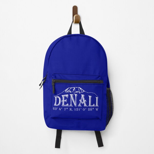 Item preview, Denali GPS coordinates hiker vacation mountains designed and sold by DerNerd.