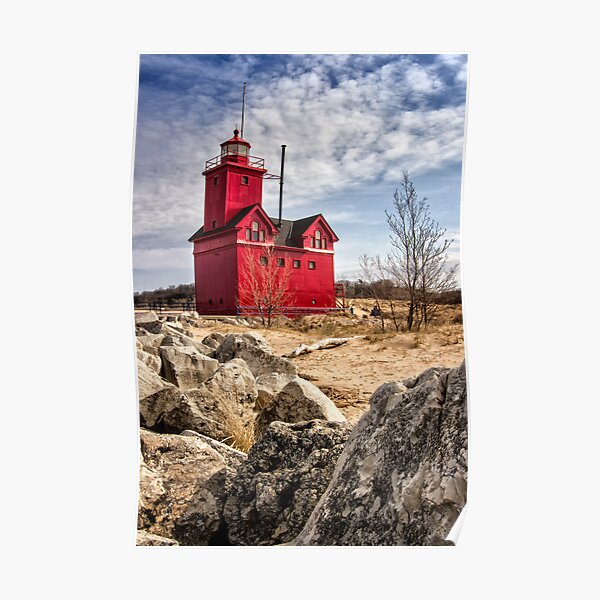 Holland Lighthouse Poster