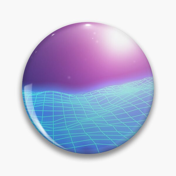 Item preview, Retro de los años ochenta synthwave brillantes luces de neón paisaje designed and sold by UDDesign.
