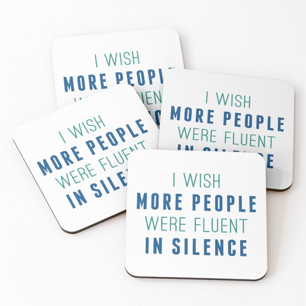 Item preview, Fluent In Silence designed and sold by LuckyFoxDesigns.