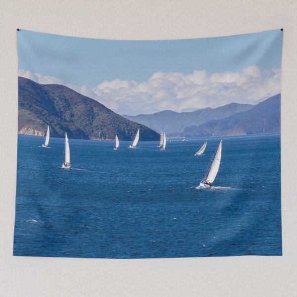 Item preview, Sailing Marlborough Sounds designed and sold by KarenWoodArt.
