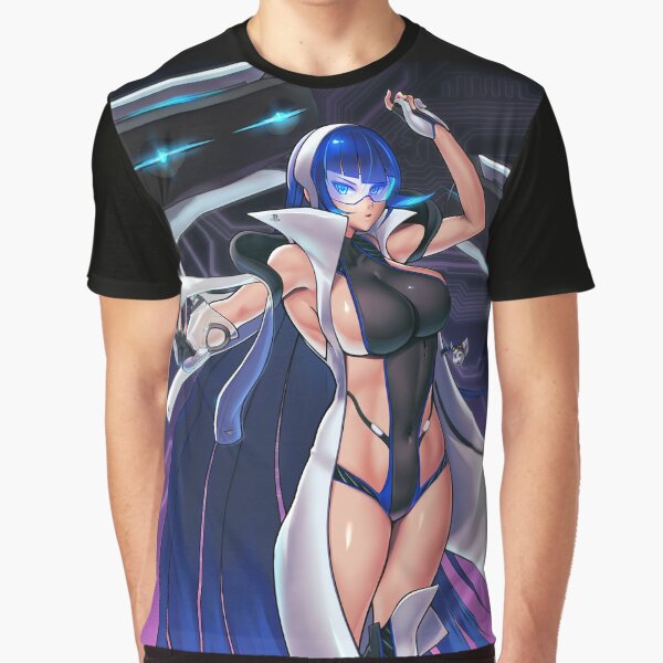 Vista previa del artículo con la obra «PS5-chan», diseñado y vendido por hybridmink.