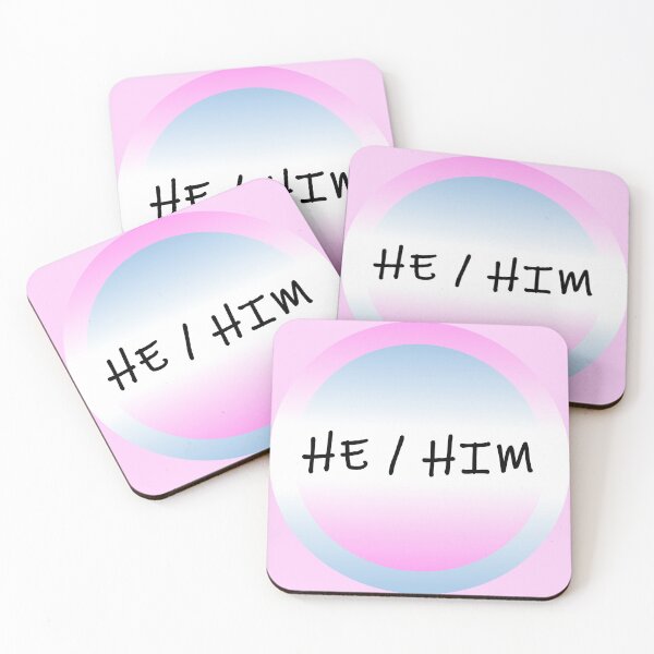 Item preview, He Him Badge designed and sold by karrtia.
