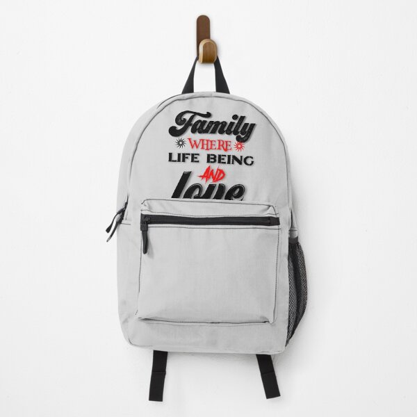 Item preview, Family where life being and love naver end t shirt designed and sold by Hussain Shirts.