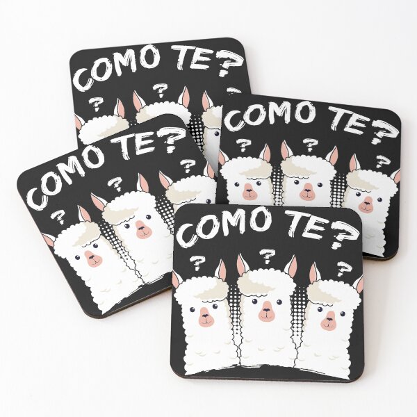 Item preview, Funny Spanish gift, Como Te Llama, Llama design product designed and sold by Lisbob.