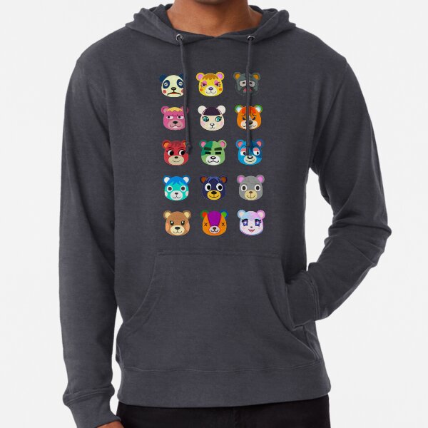 Animal Crossing Cub Icons Lightweight Hoodie