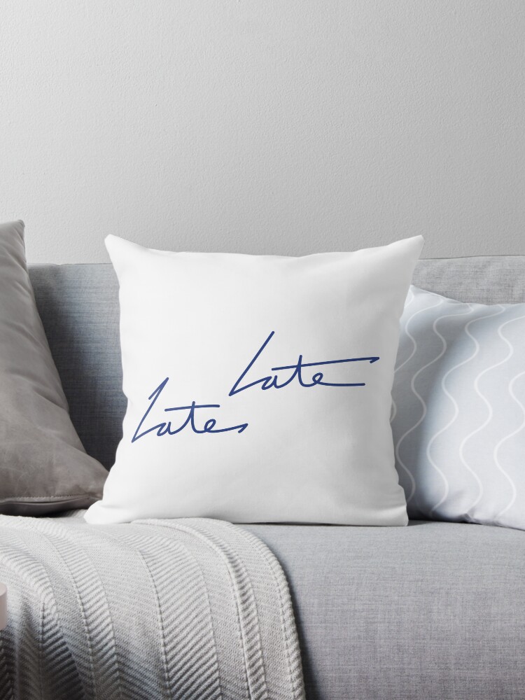 Gift Silver Grey Harry Styles Cushion Pillow Cover Case