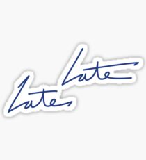 Harry Styles Late Late Tattoo Sticker