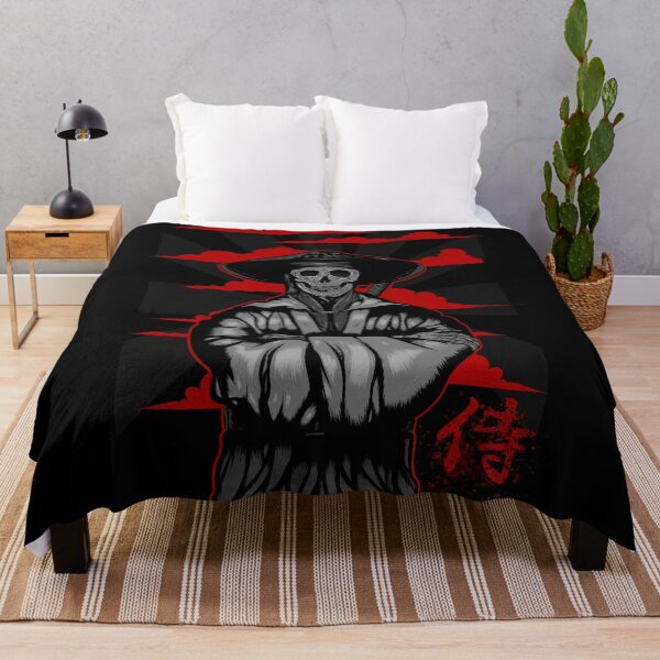 Item preview, SAMURAI SKULL - black version designed and sold by swiro.