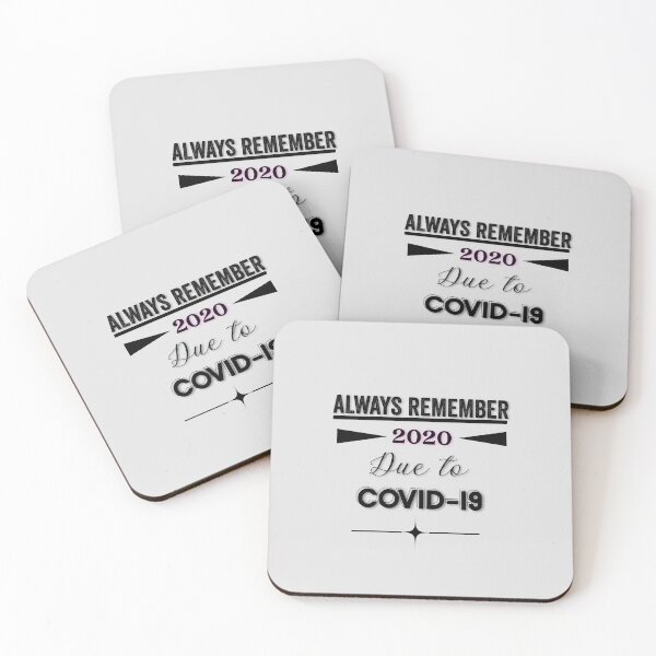 Item preview, Always remember due to COVID-19 tshirt designed and sold by Hussain Shirts.
