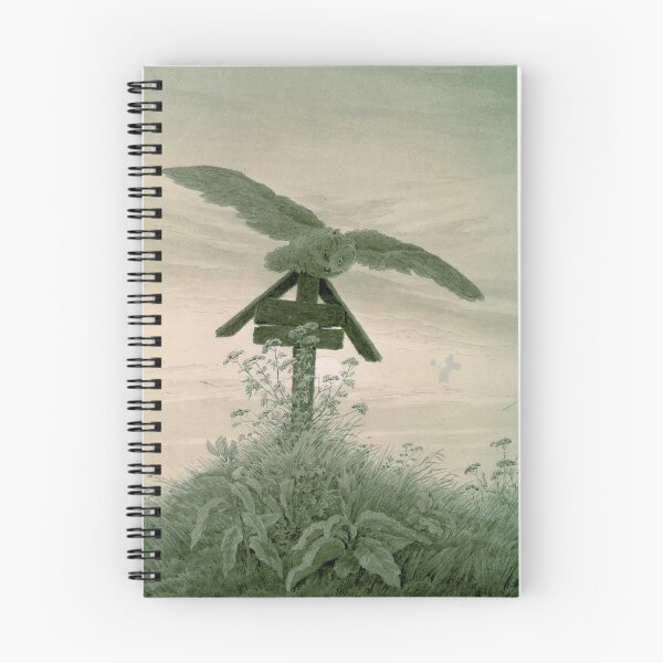 Item preview, Owl on grave cross - Caspar David Friedrich designed and sold by TemporaryArt.