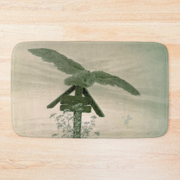 Item preview, Owl on grave cross - Caspar David Friedrich designed and sold by TemporaryArt.