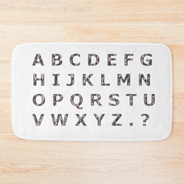 Item preview, Alphabet Hammered Chrome Capitals designed and sold by MarkUK97.