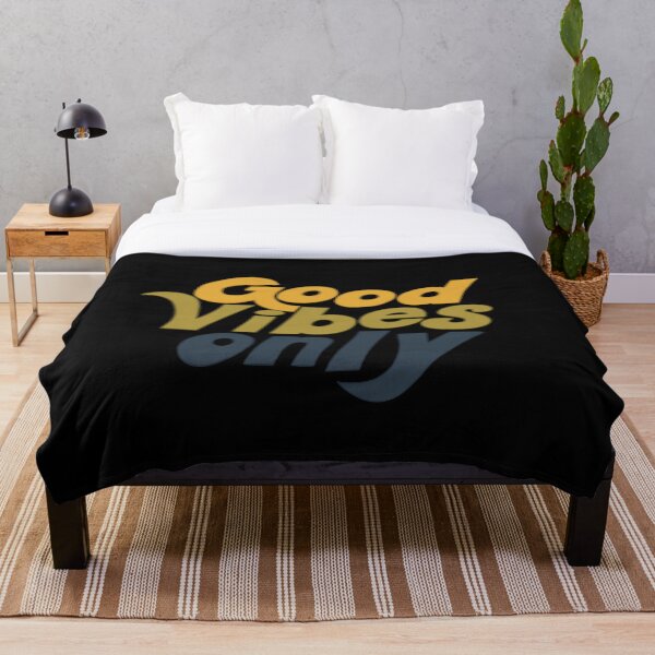 Item preview, Good Vibes Only - 70s Retro Vintage Style Print designed and sold by Aryeh Studio.