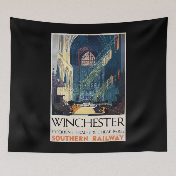 Item preview, Railway Poster Winchester designed and sold by stickart-marek.
