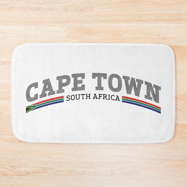 Item preview, Cape Town South Africa Black Dot Text Pattern designed and sold by ElPato.