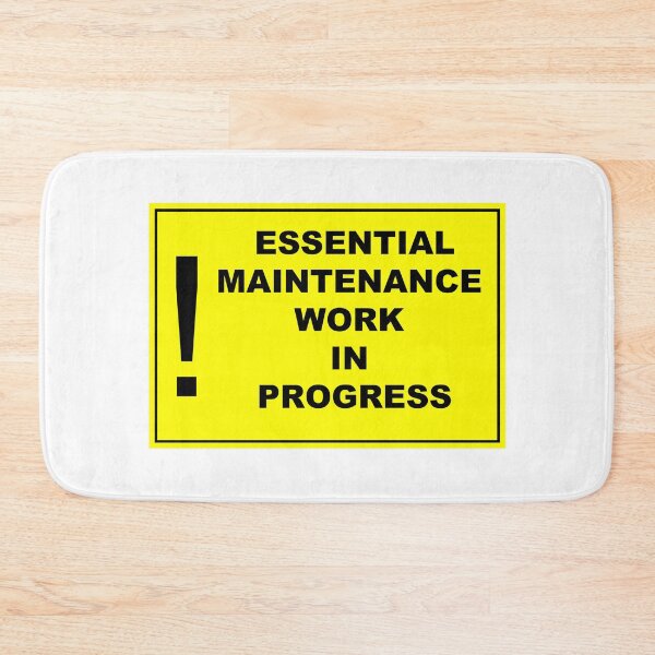 Item preview, Essential maintenance work in progress designed and sold by UDDesign.