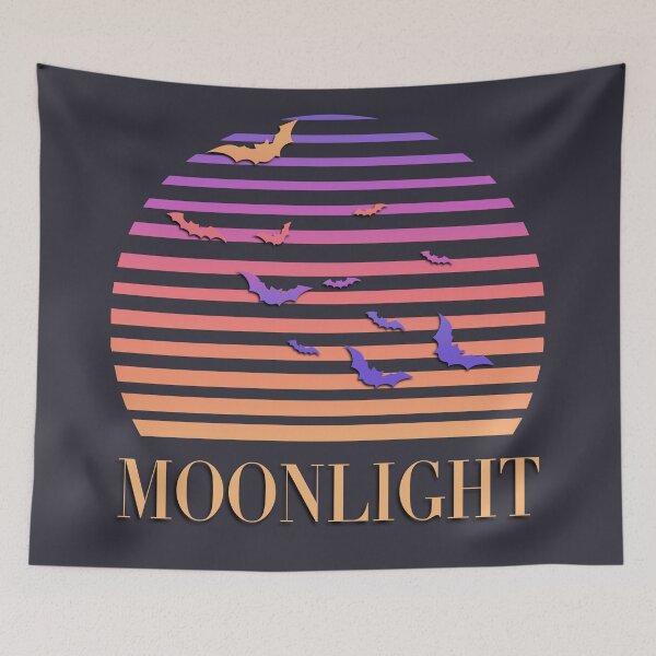 Item preview, Bats in Moonlight Moonrise designed and sold by Falkor123.