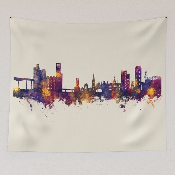 Item preview, Ipswich England Skyline designed and sold by ArtPrints.