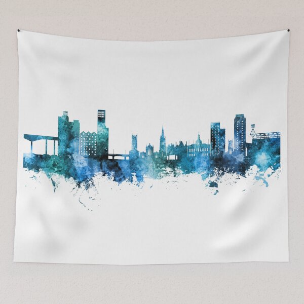 Item preview, Ipswich England Skyline designed and sold by ArtPrints.