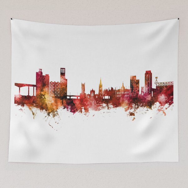 Item preview, Ipswich England Skyline designed and sold by ArtPrints.