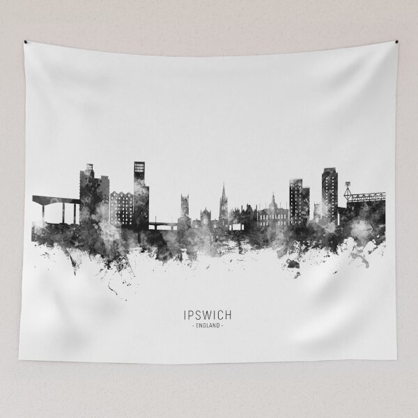 Item preview, Ipswich England Skyline designed and sold by ArtPrints.