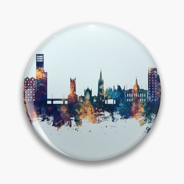 Item preview, Ipswich England Skyline designed and sold by ArtPrints.
