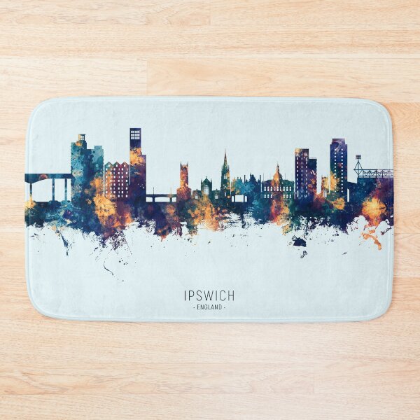 Item preview, Ipswich England Skyline designed and sold by ArtPrints.