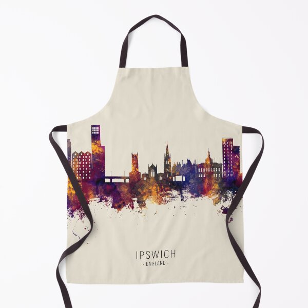 Item preview, Ipswich England Skyline designed and sold by ArtPrints.