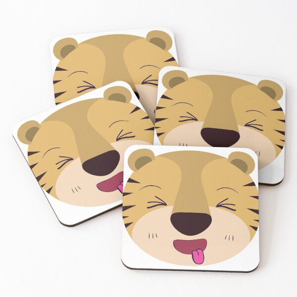 Item preview, face of tiger sticking funny designed and sold by Joni77.