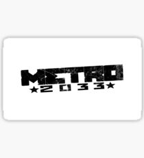 Metro 2033 Sticker