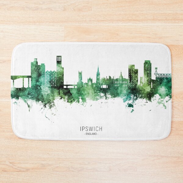 Item preview, Ipswich England Skyline designed and sold by ArtPrints.