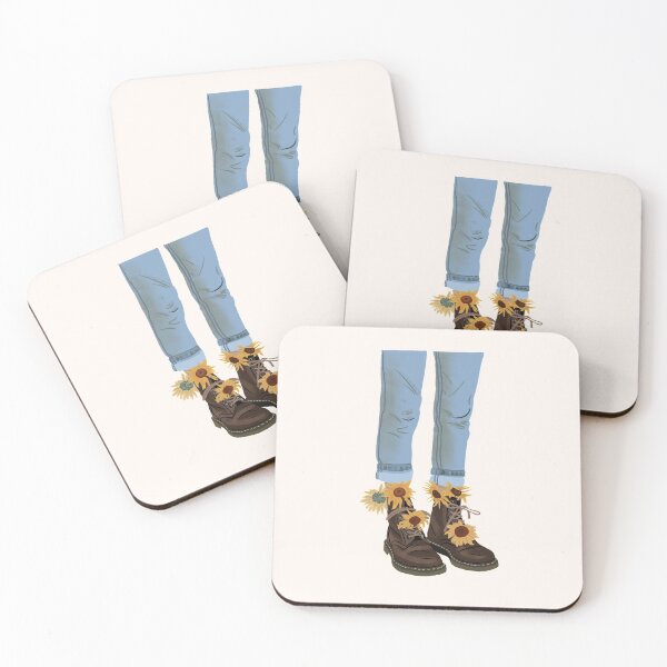 Item preview, Sunflowers Growing From Boots Transparent Background designed and sold by kqwdesigns.